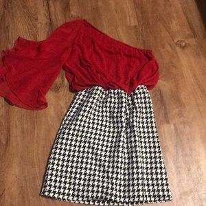 Alabama houndstooth Judith March dress size small